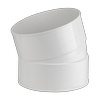 Holman 150mm 15° Female And Female PVC Stormwater Elbow