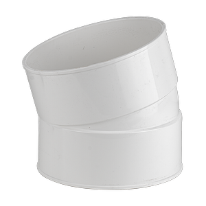 Holman 150mm 15° Female And Female PVC Stormwater Elbow