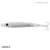 Samaki Torpedo V2 20g Metal Fishing Jig Chrome Silver