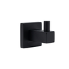 Barelli Piazza Matte Black Single Robe Hook