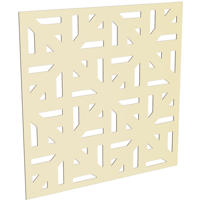 ProtectorAl 300-1200w x 300-1200h Primrose Mosaic Unframed Solid Aluminium Decorative Panel 