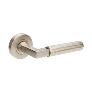 Zanda Brushed Nickel Zurich Hammered Passage Set