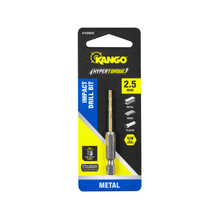 Kango 2.5mm Hypertorque Impact HSS Drill Bit