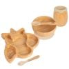 Tiny Dining 5pc Bamboo Unicorn Baby Weaning Set