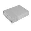 Ramesses 1000TC American Pima Cotton Narrow Stripe Sheet Set Silver King
