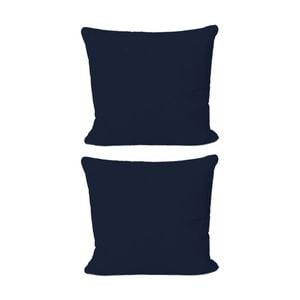 2PK The Lighthouse Washed Cotton European Pillowcase With Double Stitch Navy