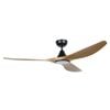 Eglo Surf 60" Dc Fan Led Tri-col Burmese Teak/black