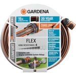 GARDENA 13mm x 15m FLEX Fitted Garden Hose