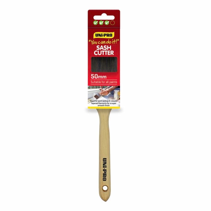 UNi-PRO 50mm You Can Do It Sash Cutter Paint Brush