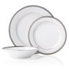 Noritake Charlotta 12 Piece Dinner Setting Platinum