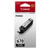 Canon PGI-670BK Original Inkjet Ink Cartridge - Pigment Black Pack - Inkjet