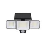 Luxzone 1200 Lumens 3 Head Adjustable Solar Motion Sensor LED Security Light