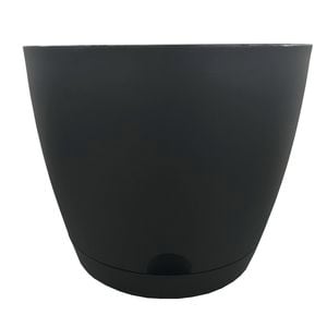 Moda 38cm Self Watering Oslo Pot Charcoal