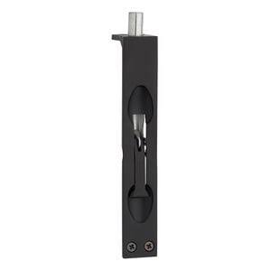 Delf Trade 145 x 24 mm Matt Black Flush Bolt