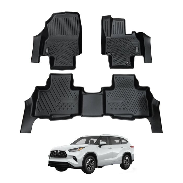 AUSGO Car Floor Mats for Toyota Kluger 2021-Onwards All-Weather Floor Liners
