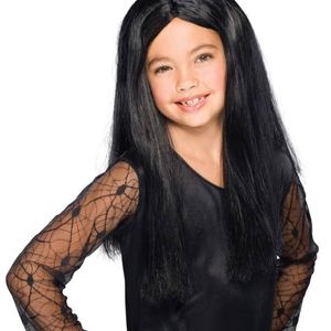 Rubie's Witch Long Straight Wig Child Halloween Costume Accessory Black