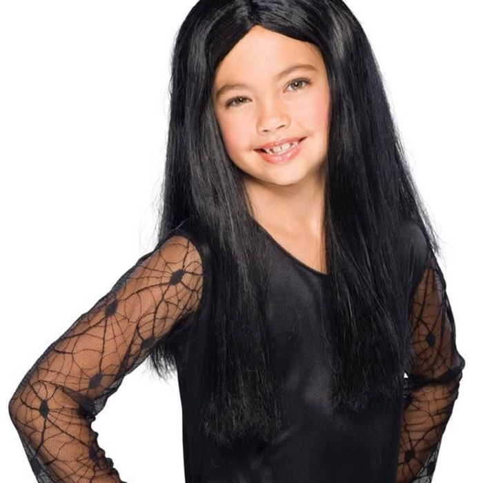 Rubie's Witch Long Straight Wig Child Halloween Costume Accessory Black