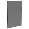 Kaboodle 450mm Smoked Grey Modern 3 Drawer Panels