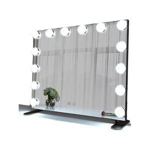 Lighted Makeup Mirror with 14 Dimmer Bulbs, Vanity Mirror with Lights, Large 60x50.7cm, Wall or Tabletop Mount