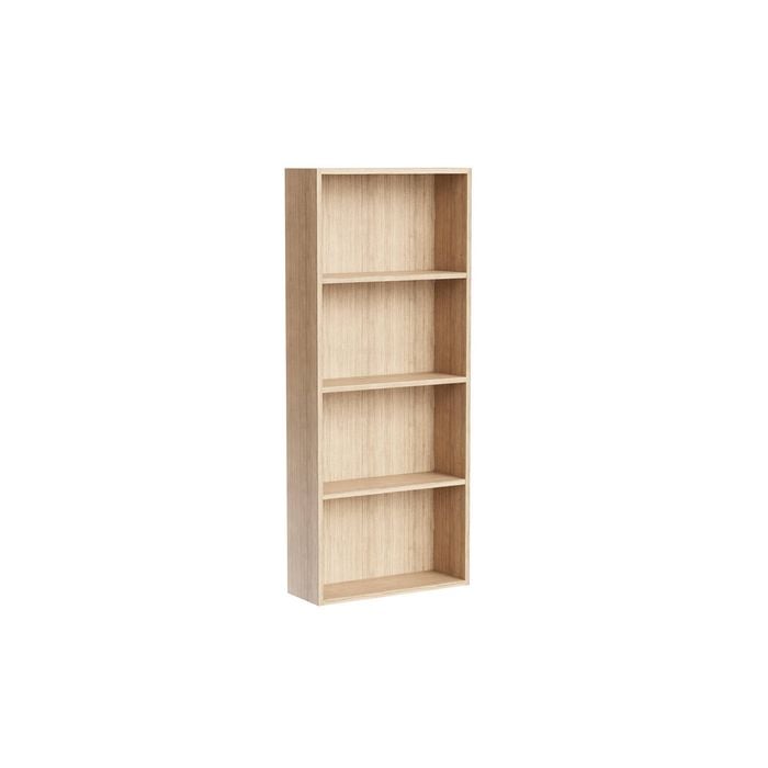 Kaboodle 600-699mm Almond Oak Customisable Shallow T/Med Pantry Open Shelf