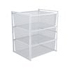 Flexi Storage Home Solutions White 3 Mesh Basket Frame Kit - White