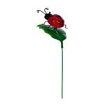 Northcote Pottery 3D Ladybug Metal Stake