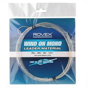 Rovex Wind On Monofilament Fishing Leader 10m 150lb