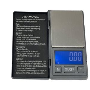 Pocket Jewellery Scale Graduation 0.1g Stainless Steel Platform 200g Max