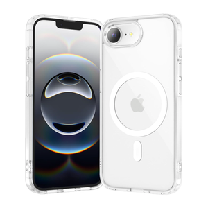 Case Clear Magnetic Shockproof Cover For iPhone 16e / 17e (Clear)