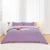 LINENOVA Pre Wash Microfibre Quilt Cover Set - King,Dusty Lilac