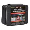 Auto 73 Piece Roadside Emergency Kit With Carry Bag