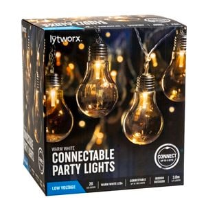 Lytworx 20 Warm White Connectable Party Lights