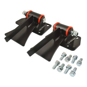 Calflow Universal GM LS1 LS6 LSX Weld In Engine Mount Set, Polyurethane - Holden, Chevy