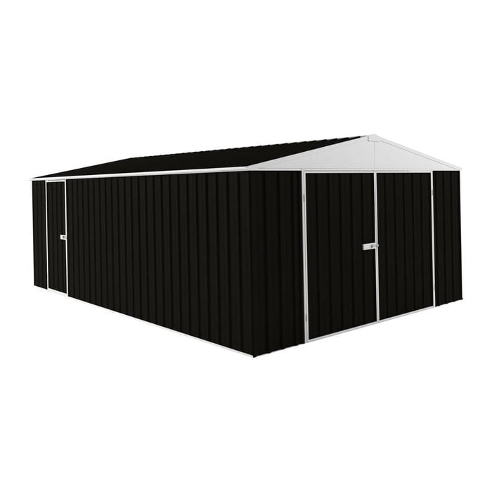 EnduraShed 7.5 x 3.75 x 2.48m Ebony Tall Garage Garden Shed
