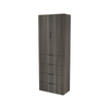 Lugna 2048 x 750 x 380mm Storm 3 Shelf 4 Drawer Double Door Storage Cabinet