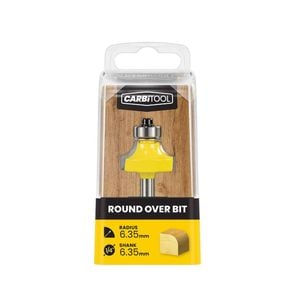 Carbitool 6.35mm RAD Round Router Bit