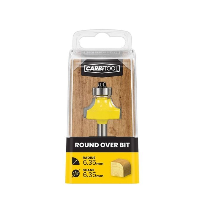 Carbitool 6.35mm RAD Round Router Bit