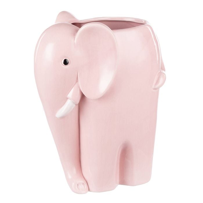 Emporium Brynlee Elephant Vase Tall Pink 21.1x14.5x26.5cm