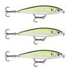 3x Rapala 10cm X Rap Magnum Prey Lipless Hard Body Fish Lures - Pilchard