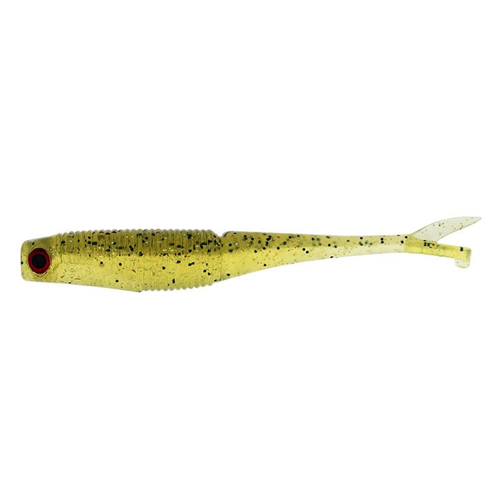 Daiwa BaitJunkie 2.95" Flick Soft Plastic Fishing Lure Lemongrass UV