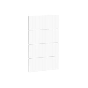 Kaboodle 450mm Nougat Truffle V-Groove 4 Drawer Panels