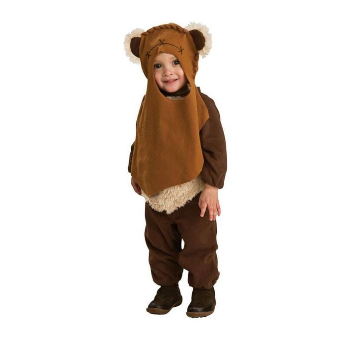 Star Wars Wicket the Ewok Fleece Romper Halloween Costume for Kids with Hood, TODDLER