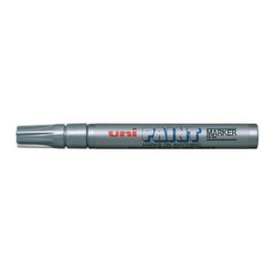 Uni PX20 Medium Bullet Tip Paint Marker 12pcs (Silver)