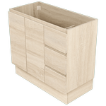 CIBO 900mm Coast Veneer Tonic Full Height Bathroom Vanity - Cabinet Only