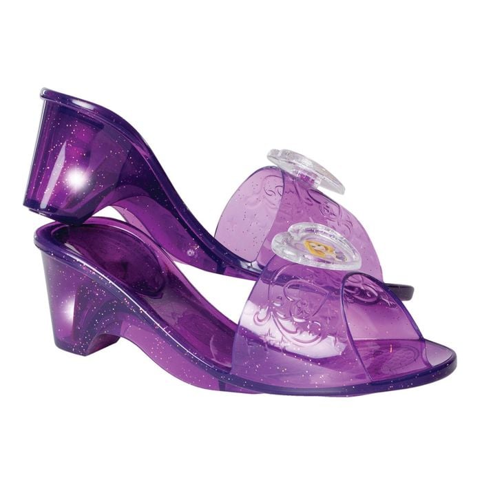 Rapunzel Size 3+ Light Up Jelly Shoes Costume Accessory Dress Up Kids/Girls
