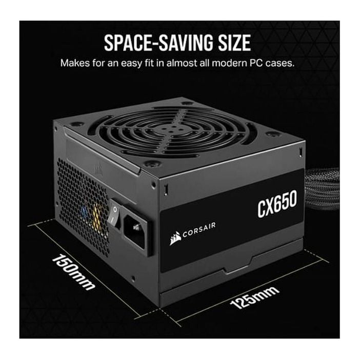Corsair Cx650 650 Watt 80+ Bronze Power Supply [cp-9020278-au]