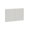 Kaboodle 800mm White Pepper Modern Farmhouse Sink Doors - 2 Pack