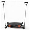 Simulate Ski Training Board Non-Slip Slide Stepper Training Machine with 2 Resistance Bands