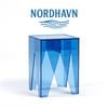 Nordhavn Modern Blue Acrylic Bedside Table