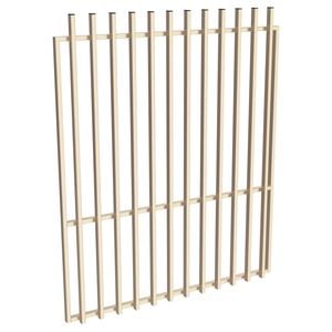 ProtectorAl 1201-1500W x 1800H Primrose Aluminium Batten Garden Gate